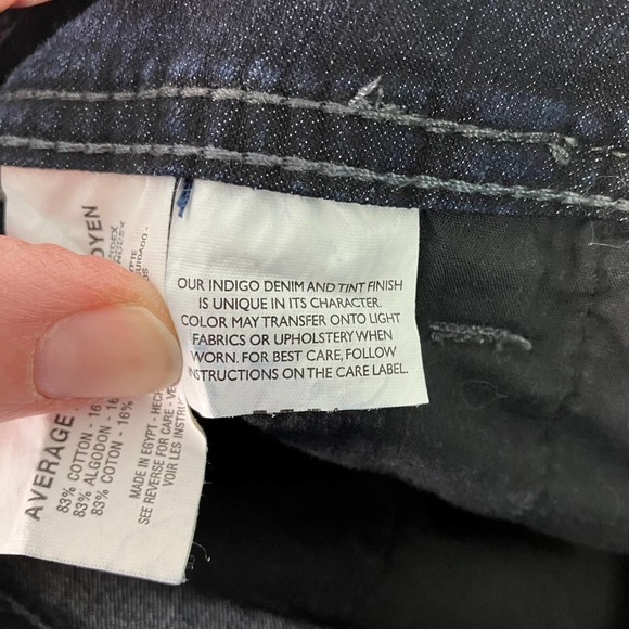 Nine West Melanie Skimmer Dark Wash Studded Denim Capri Length Jeans Size 6 27 - Picture 10 of 16